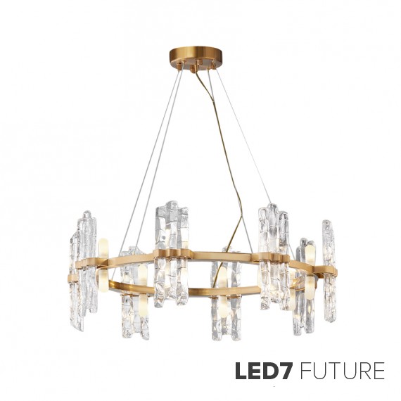 Loft Industry Modern - Circle Ice Chandelier2